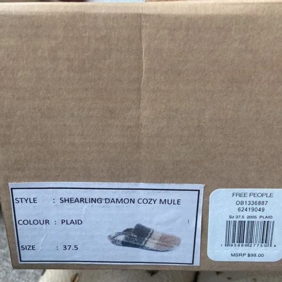 Free People Shearling Damon Cozy Mule - Picture 8 of 8